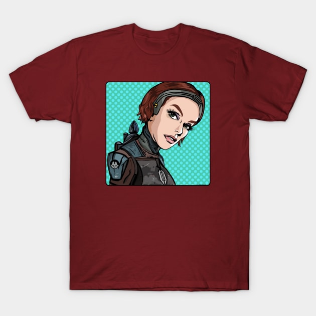 Girl With a Jetpack T-Shirt by FanboyMuseum